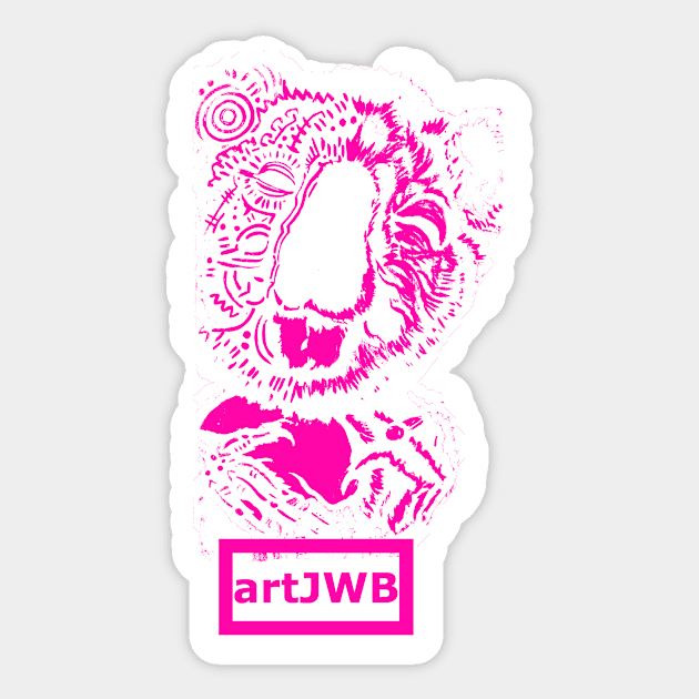 artJWB Koala Sticker by Jacob Wayne Bryner 